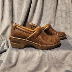BOC Brown Heeled Loafers